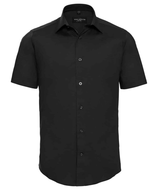 Russell Collection Short sleeve easycare fitted shirt