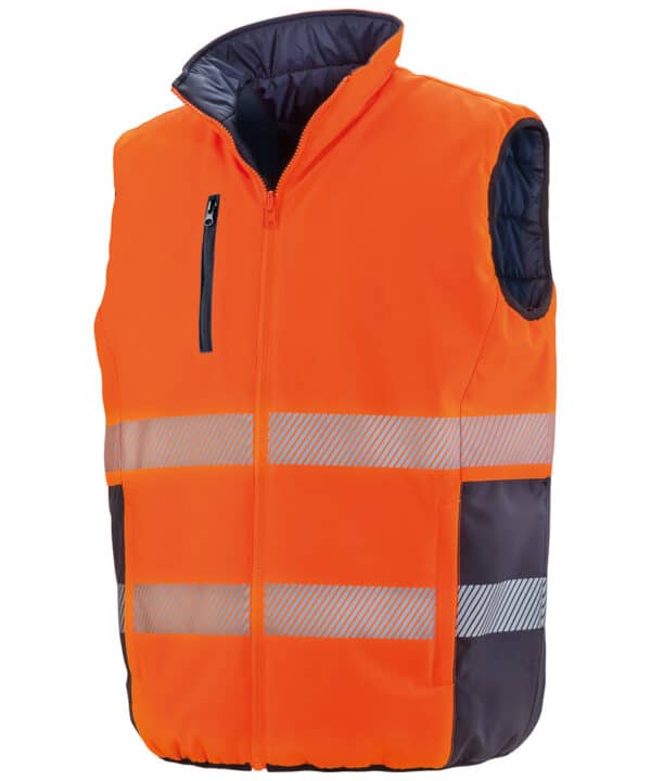 Result Safeguard Reversible soft padded gilet