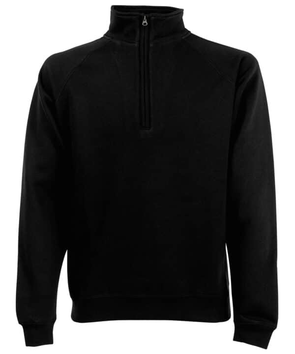 Fruit of the Loom Classic 80/20 zip neck sweatshirt